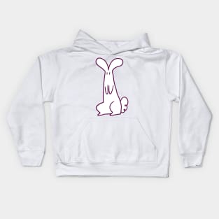 White Bunny Kids Hoodie